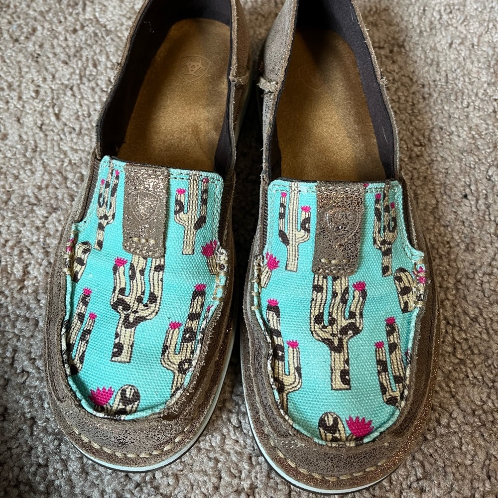 Ariat Turquoise Cactus Moccasins